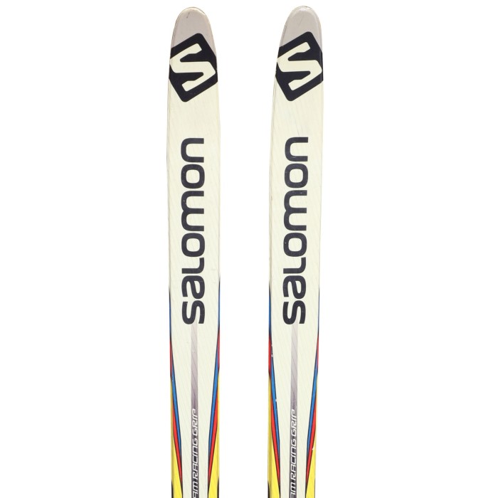 Ski de fond skating occasion junior Salomon Team Racing gr + fixation Prolink / NNN - Qualité A