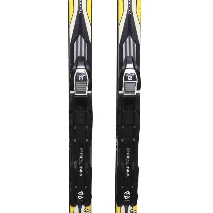 Langlaufski junior Salomon team racing + bindung Prolink / NNN - Qualität A