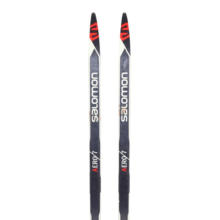 Ski de fond occasion Salomon Aero 7 Skin + fixation Prolink / NNN - Qualité A