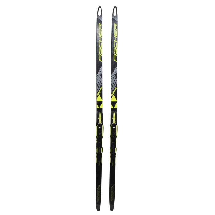 Ski de fond skating occasion  Fischer Carbon Lite + fixation NNN Turnamic - Qualité A