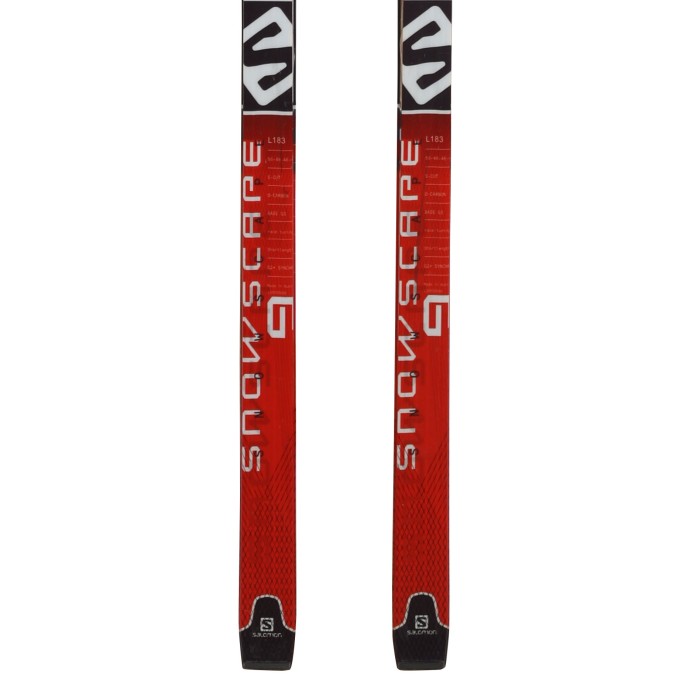 Sci di fondo Salomon Snowscape 9 usati + attacchi SNS Profil