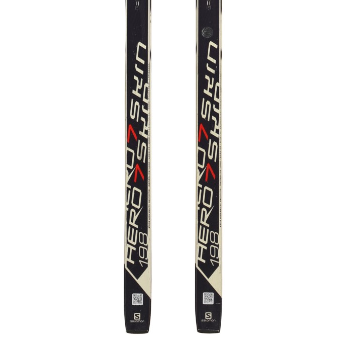 Langlauf ski Salomon Aero 7 Skin + bindung SNS Profil