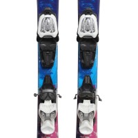 Ski occasion junior Nordica Little Belle + fixations - Qualité A