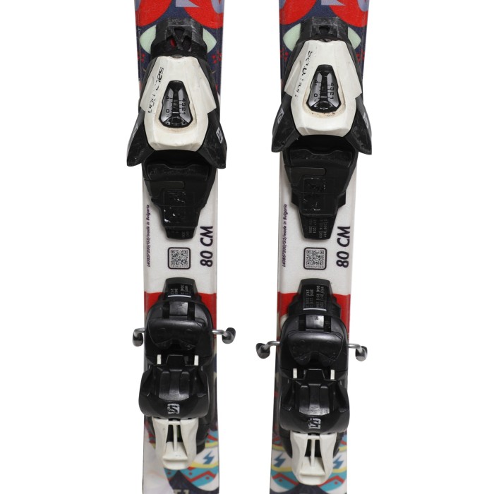 Ski occasion junior Salomon T1 + fixations - Qualité C
