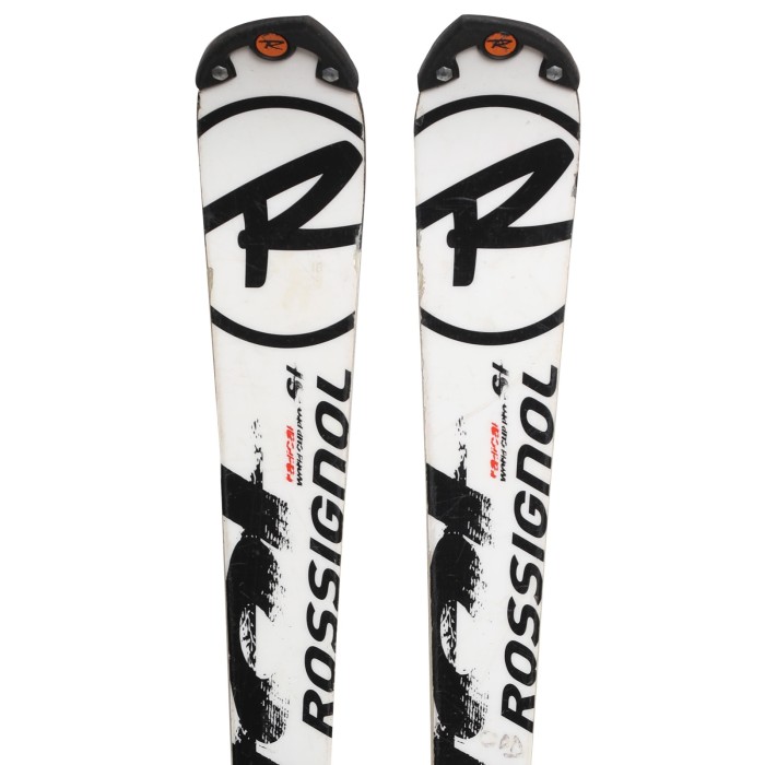 Ski occasion junior Rossignol Radical Worldcup Pro SL + fixations - Qualité B