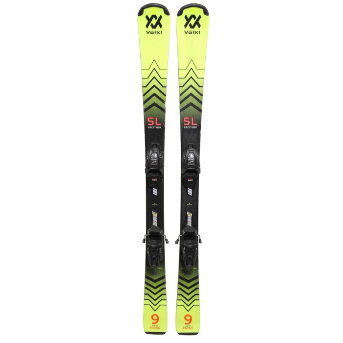 Gebrauchter Juniorski Volkl Racetiger JR Pro SL + Bindungen - Qualität B