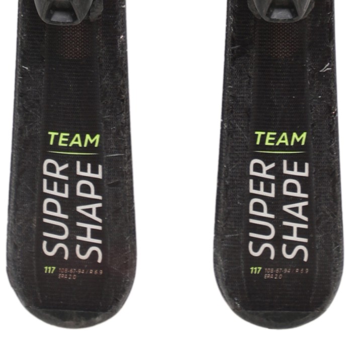 Esquís y fijaciones usados para niños Head Team Supershape - Calidad B