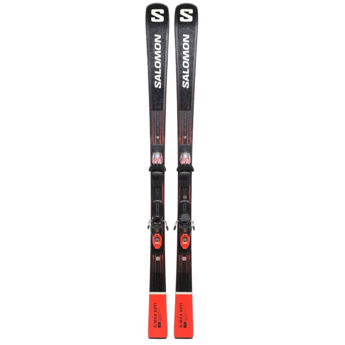 Ski occasion Salomon S Max X9 Ti + fixations - Qualité B