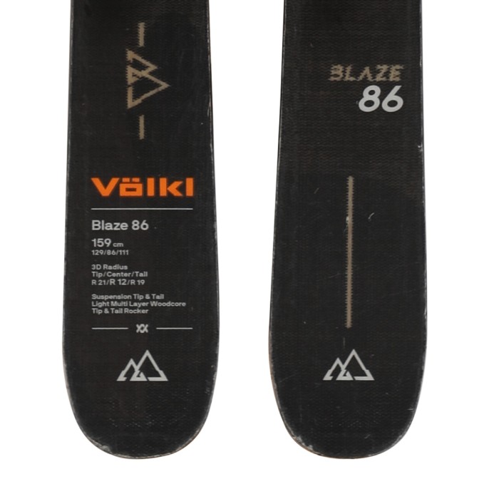 Ski occasion Volkl Blaze 86 + fixations - Qualité B