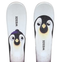 Sci junior Wedze Boost 100 Penguin usato + attacchi - Qualità A