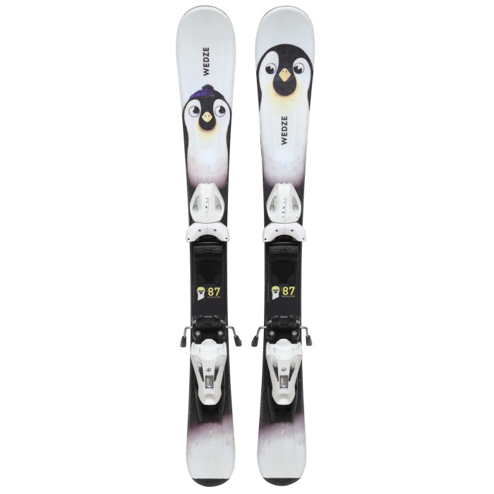 Used junior ski Wedze Boost 100 Penguin + bindings - Quality A