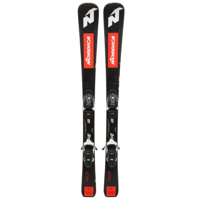 Used junior ski Nordica Dobermann Combi Pro S + bindings - Quality B