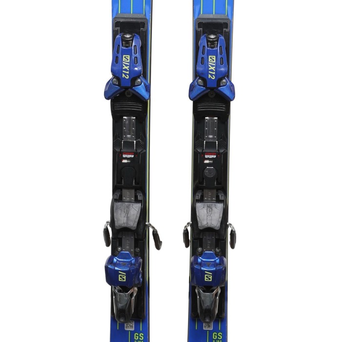 Ski occasion Salomon S Race GS + fixations - Qualité B