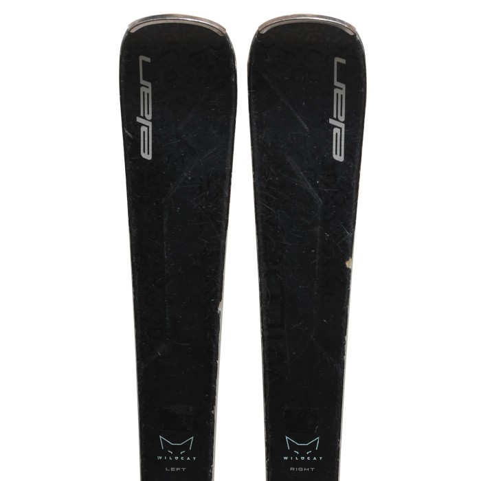 Ski occasion Elan Wildcat 76 Black Edition + fixations - Qualité B
