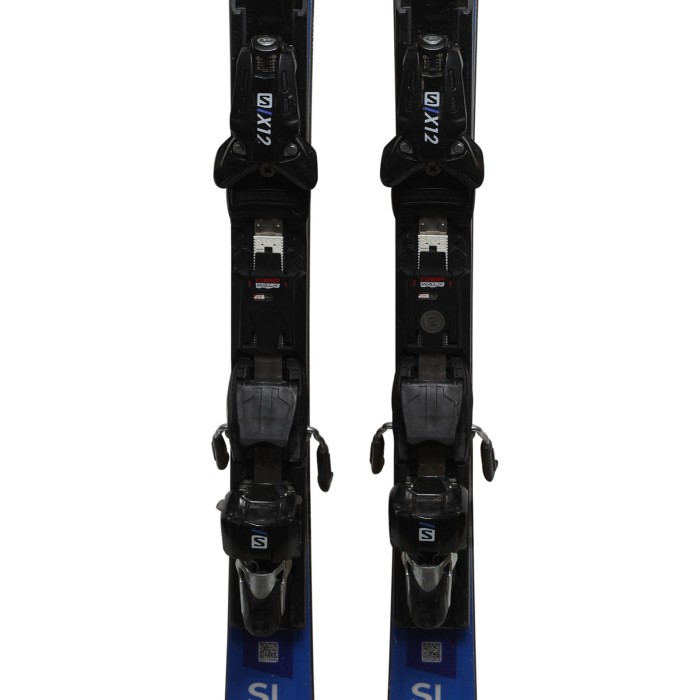 Ski occasion junior Salomon S Race SL FIS + fixations - Qualité B
