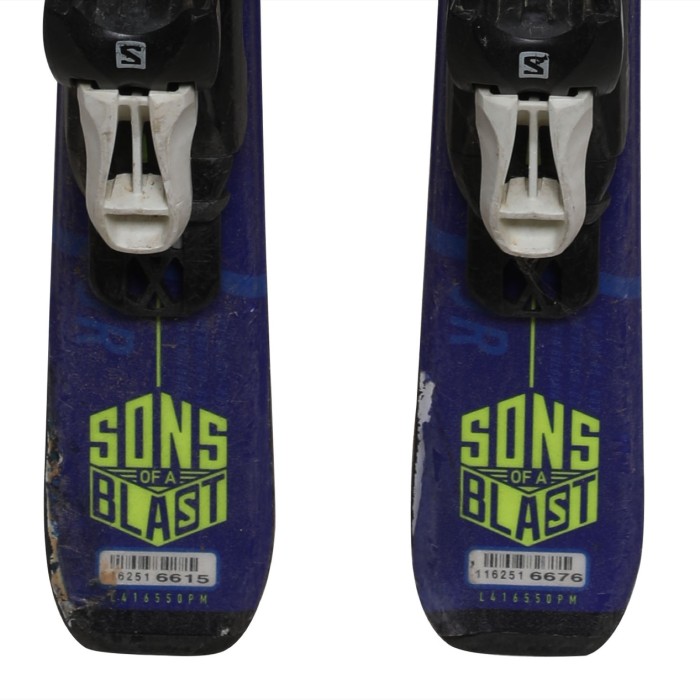 Ski occasion junior Salomon S Race Jr + fixations - Qualité C