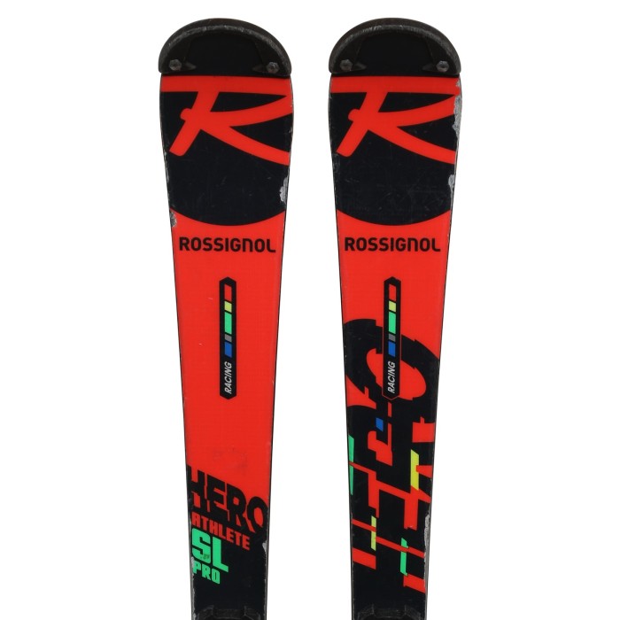 Ski occasion junior Rossignol Hero Athlète SL Pro + fixations - Qualité B