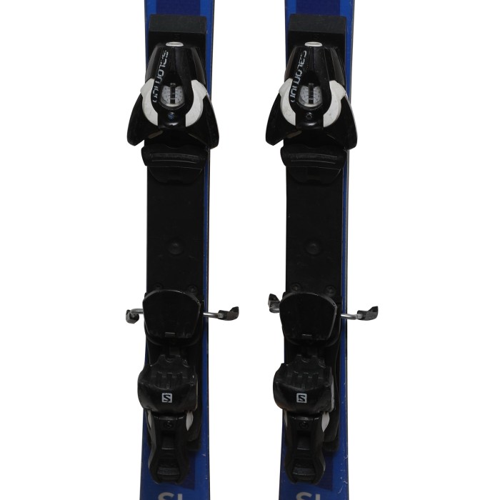 Ski occasion junior Salomon S Race SL Pro + fixations - Qualité B