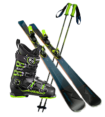 Packs skis+chaussures+b&acirc;tons d&#039;occasion